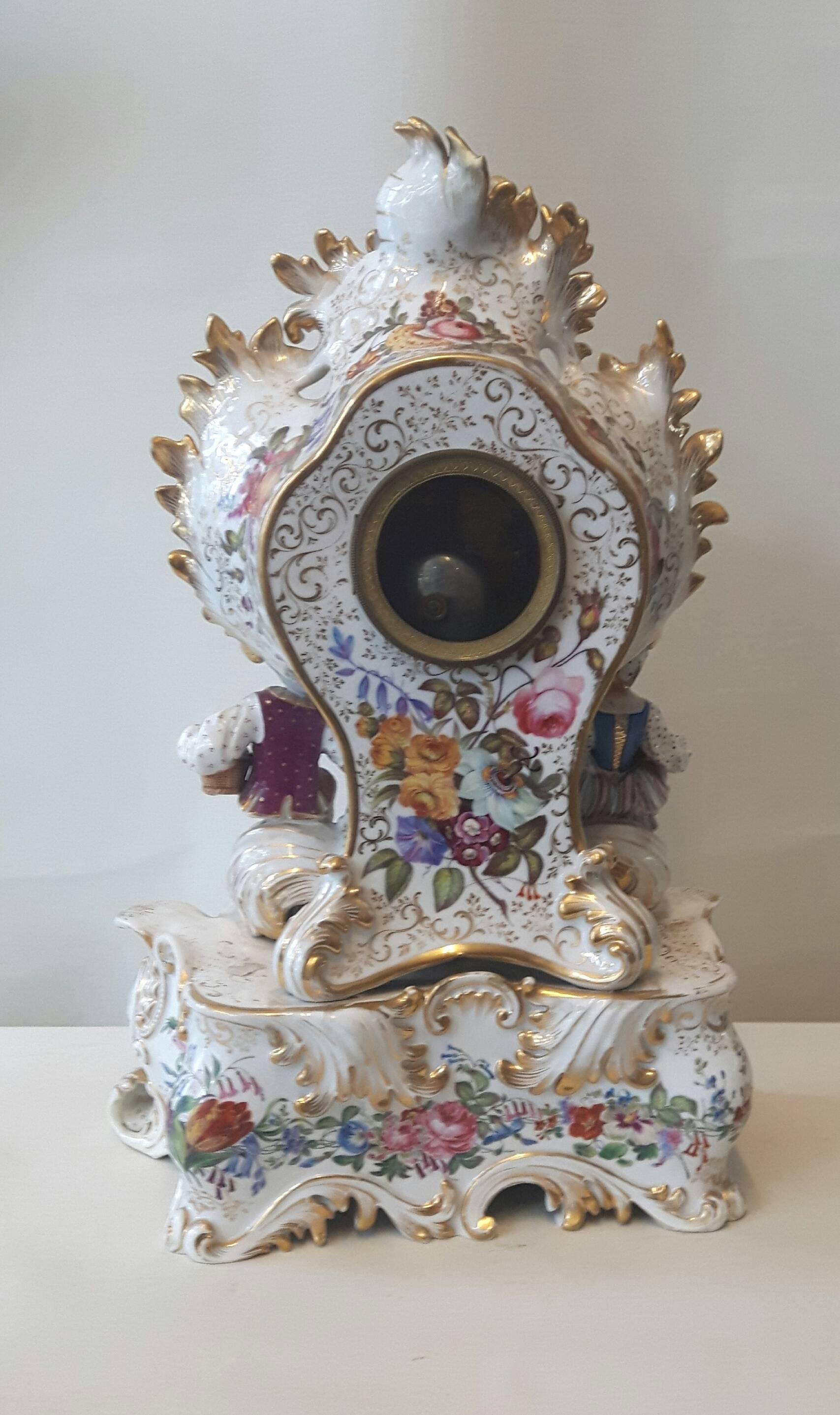 Français Garniture de l'horloge du 19ème siècle par Jacob Petit en vente
