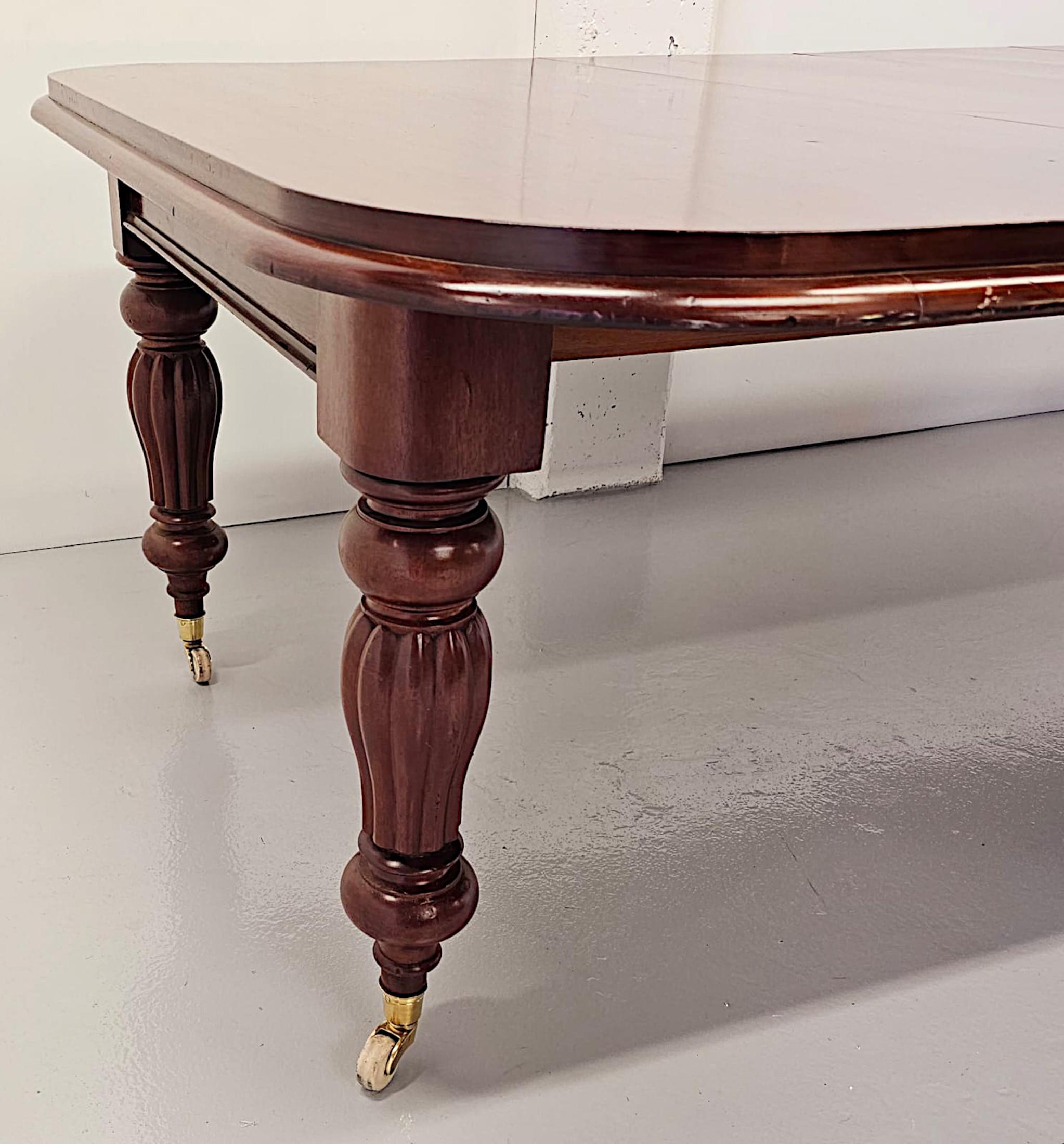  A Fine 19th Century Dining Table  For Sale 4