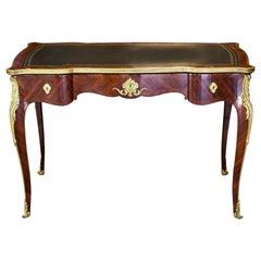 Fine 19th Century French Bureau Plat by Frederic Schmit & Cie Paris