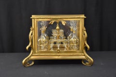 Fine 19th Century French Gilt Bronze and Cut Crystal Tantalus
