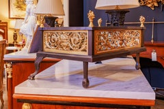 A fine 19th century French Louis XVI gilt bronze and patinated bronze firebox