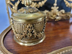 Fine 19th Century French Louis XVI Gilt Bronze Inkwell