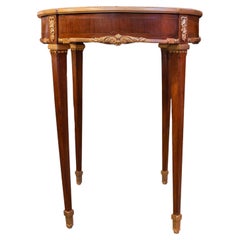 A fine 19th century French mahogany single drawer side table by G. Durand