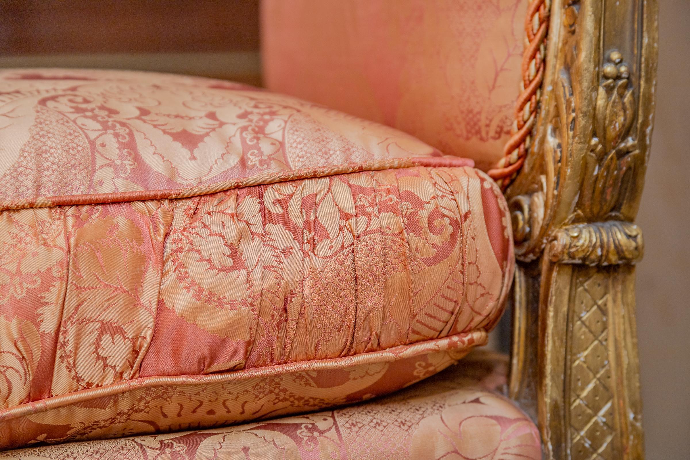 Fine 19th Century French Regence Gilt Carved Bench 2