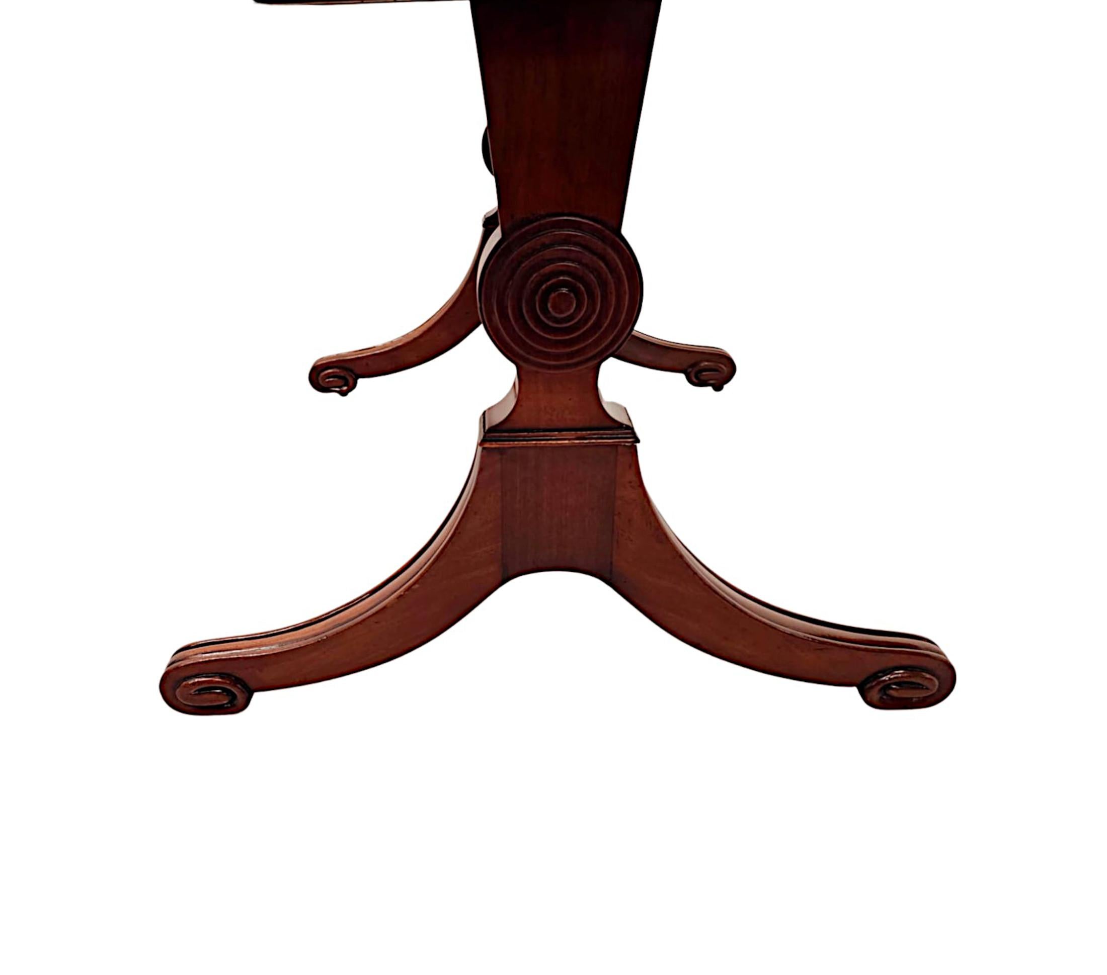  A  Fine 19th Century Irish Library Table Attributed to Gillingtons of Dublin For Sale 5