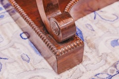 A fine 19th century Regency rosewood and brass inlayed console