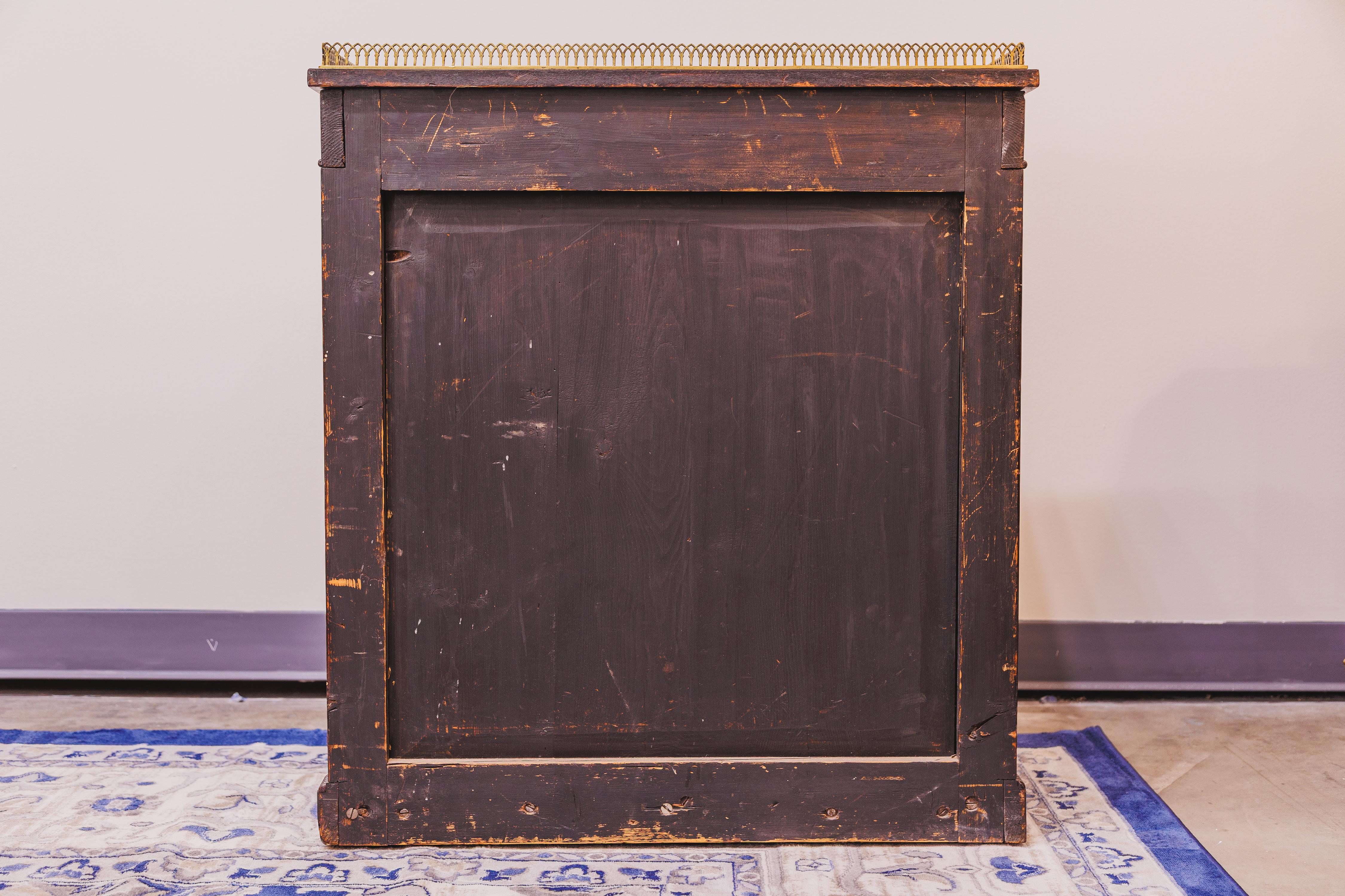 Feine Regency-Konsole aus Palisander und Messing mit Intarsien aus dem 19. im Angebot 1