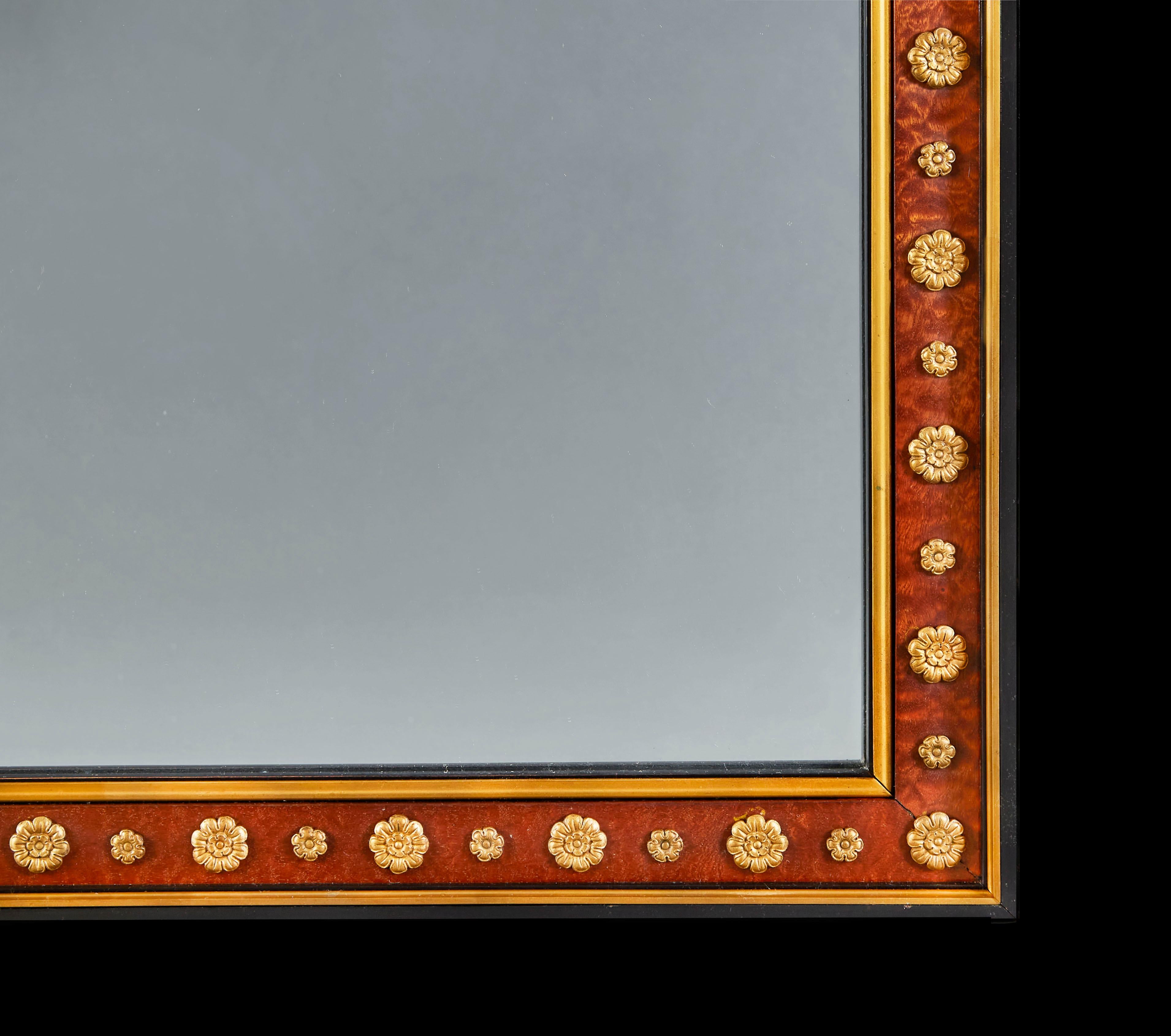 Other Fine 19th Century Russian Mirror with Ormolu Paterae