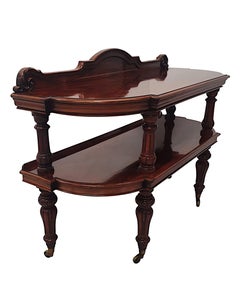 Fine 19th Century Side or Serving Table in the Manner of Gillows of Lancaster