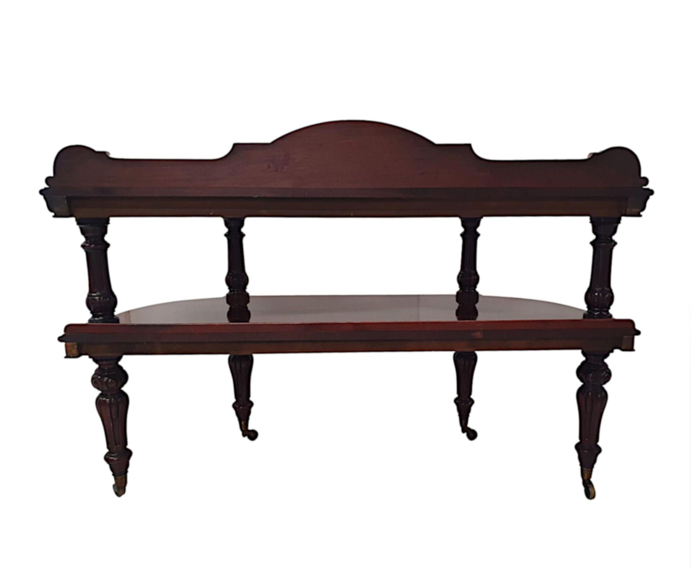 Fine 19th Century Side or Serving Table in the Manner of Gillows of Lancaster For Sale 2