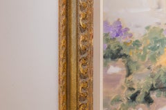 Une belle huile sur toile du XXe siècle réalisée par l'artiste impressionniste franco-américain André Gisson