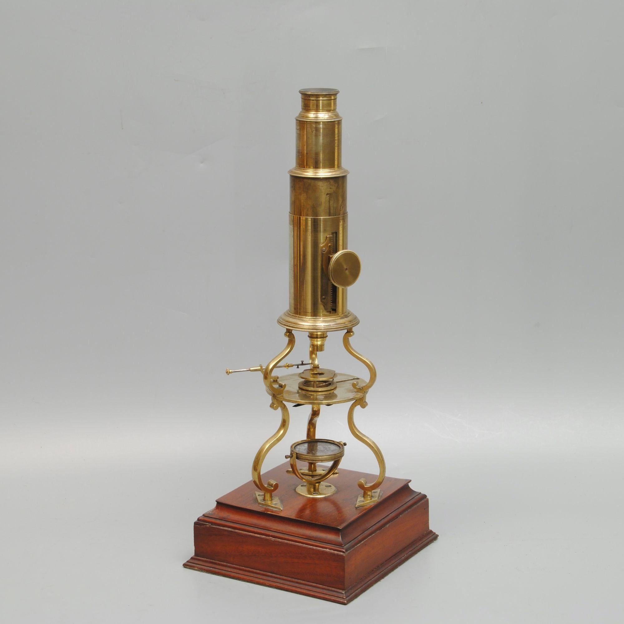 Magnifique microscope Adams, London Culpepper Bon état - En vente à Lincolnshire, GB