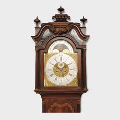Fine and Elegant 18th Century Mahogany Longcase Clock