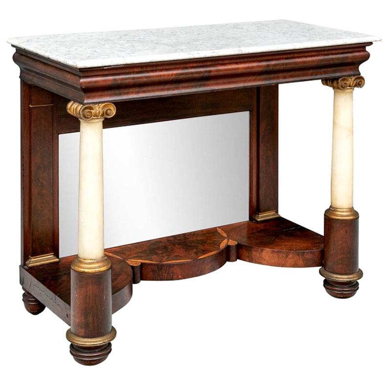 Fine and Exceptional Empire Pier Table For Sale