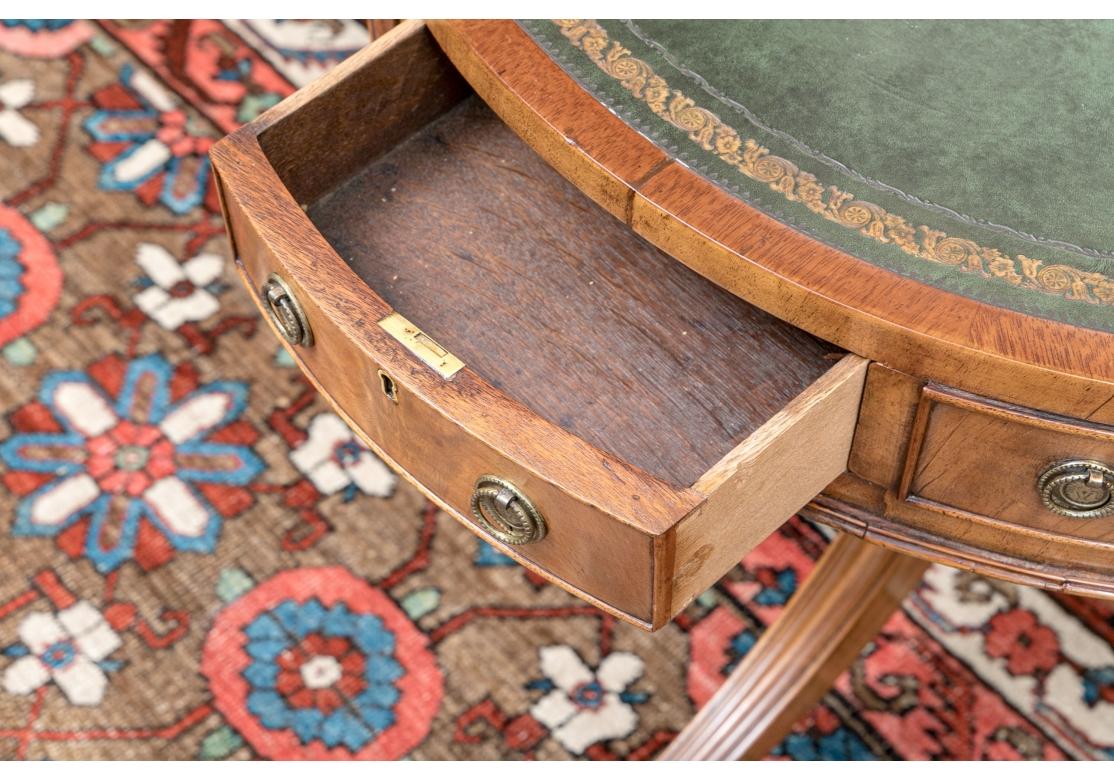A Fine And Exceptional George III Drum Table For Sale 1