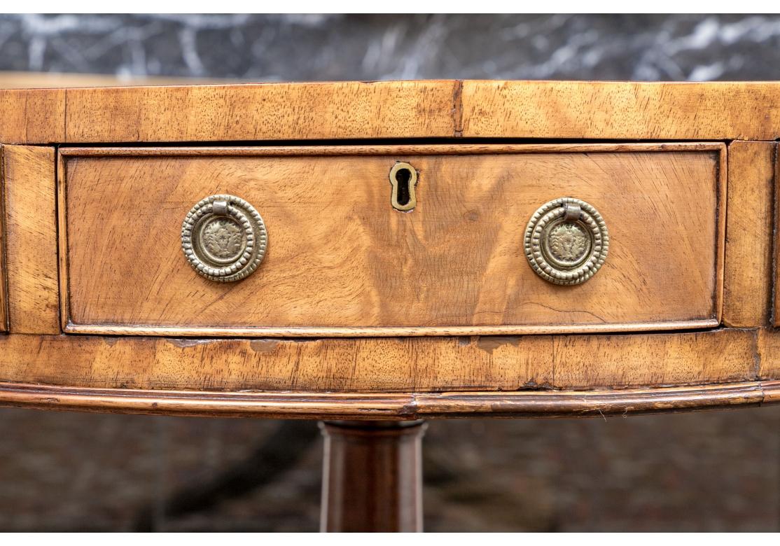 A Fine And Exceptional George III Drum Table For Sale 3