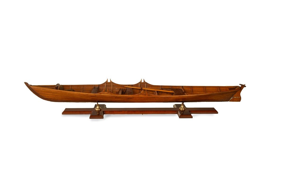 English A fine and large model of a Thames wherry