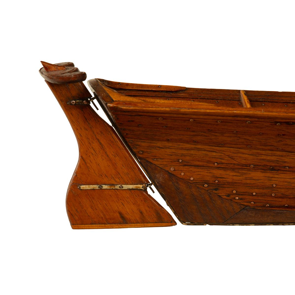 19th Century A fine and large model of a Thames wherry