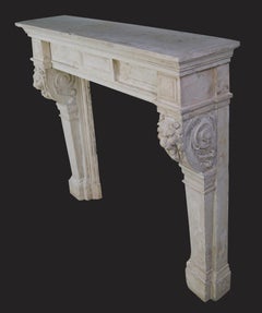A Fine Antique Stone Chimneypiece