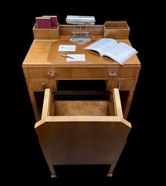 A fine Art Deco Desk and Chair