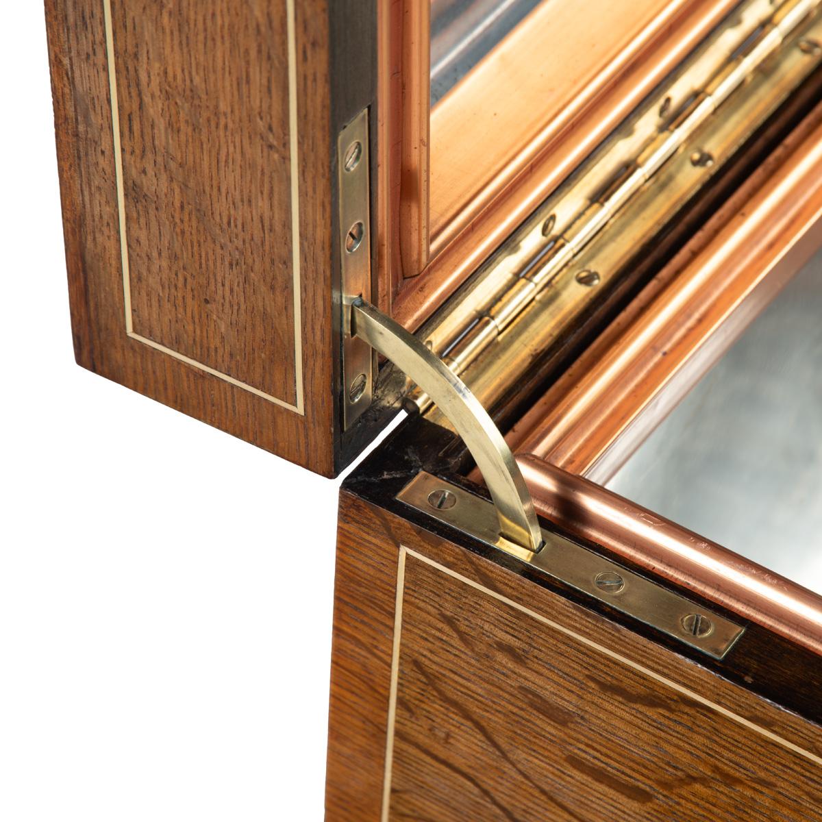 English A Fine Art Deco Period Brass-Mounted Ship’s Humidor from the M. Y. Princess For Sale
