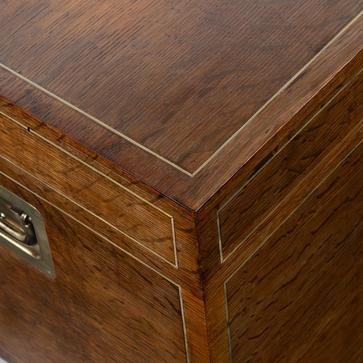 A Fine Art Deco Period Brass-Mounted Ship’s Humidor from the M. Y. Princess For Sale 1