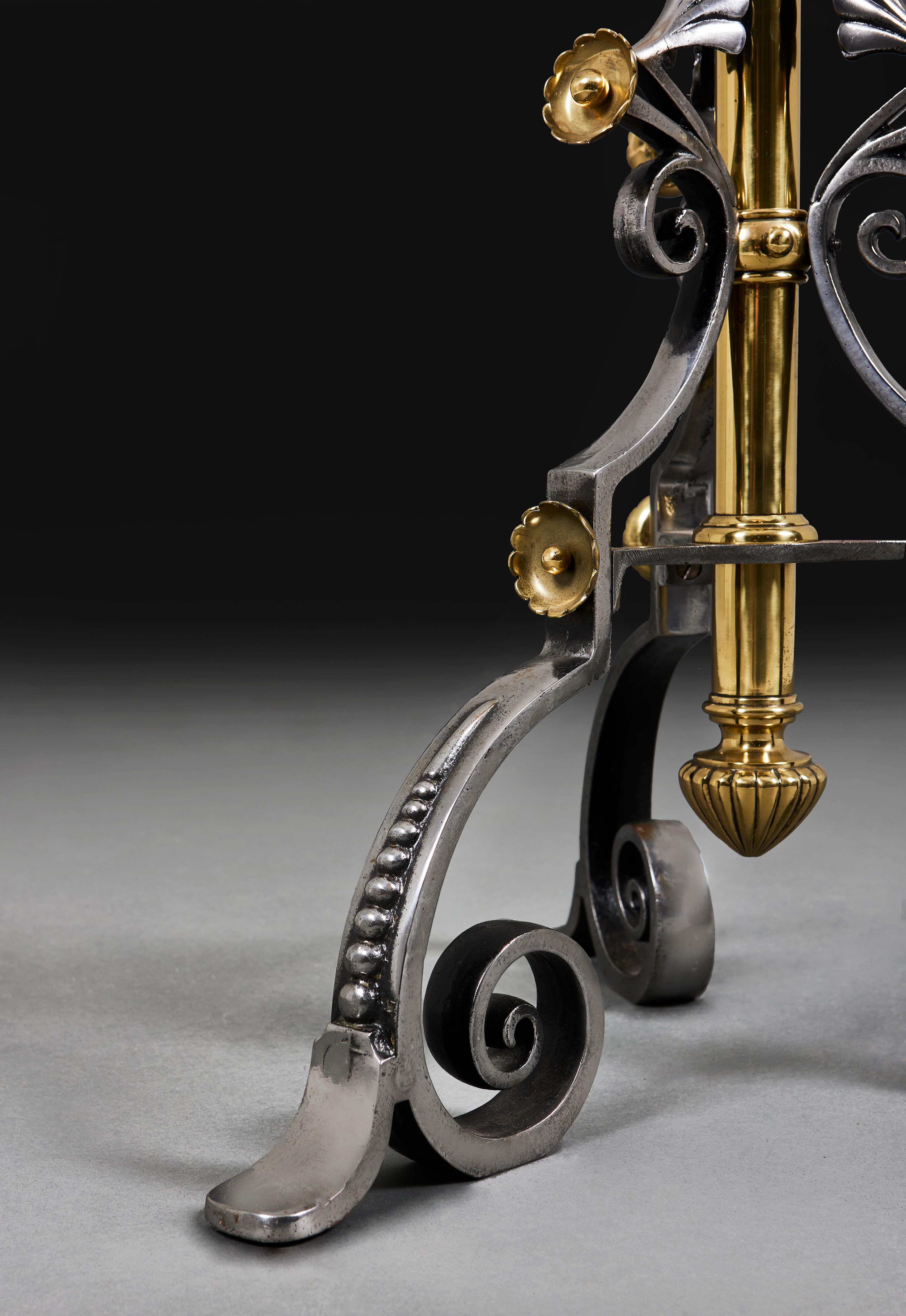 Poli Lampe standard Arts and Crafts en vente