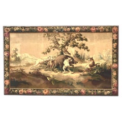 Fine Aubusson Pastoral Tapestry
