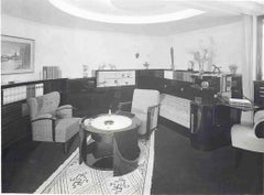 Feiner belgischer beleuchteter Art-déco-Gueridon im Art déco-Stil von De Coene