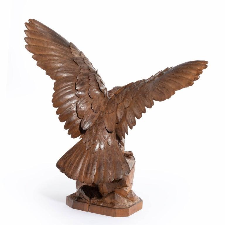 A Fine ‘Black Forest’ Walnut Eagle For Sale 4