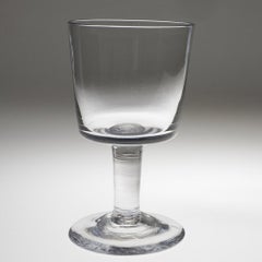 A Fine Bucket Bowl Georgian Glass Goblet c1825