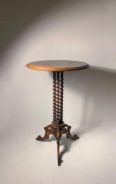 A Fine Candle Stand Table by Johnstone & Jeanes of London