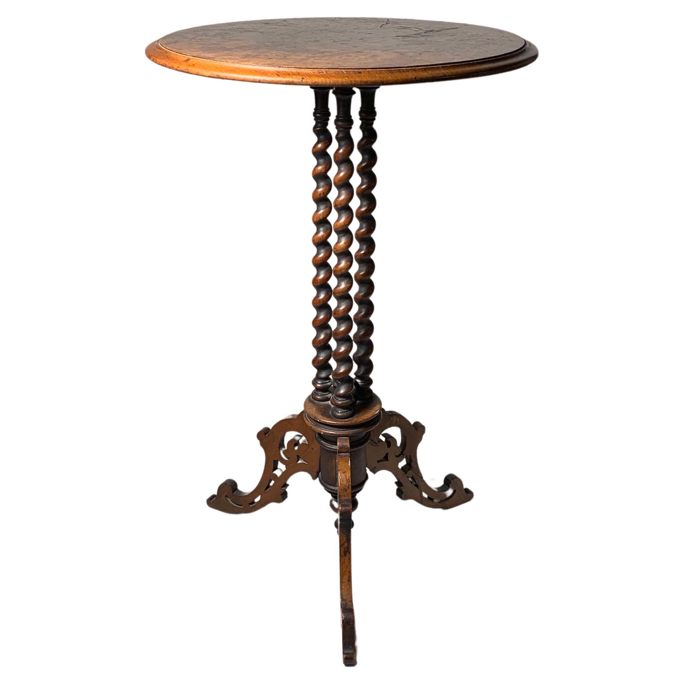 A Fine Candle Stand Table by Johnstone & Jeanes of London