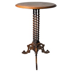 A Fine Candle Stand Table by Johnstone & Jeanes of London