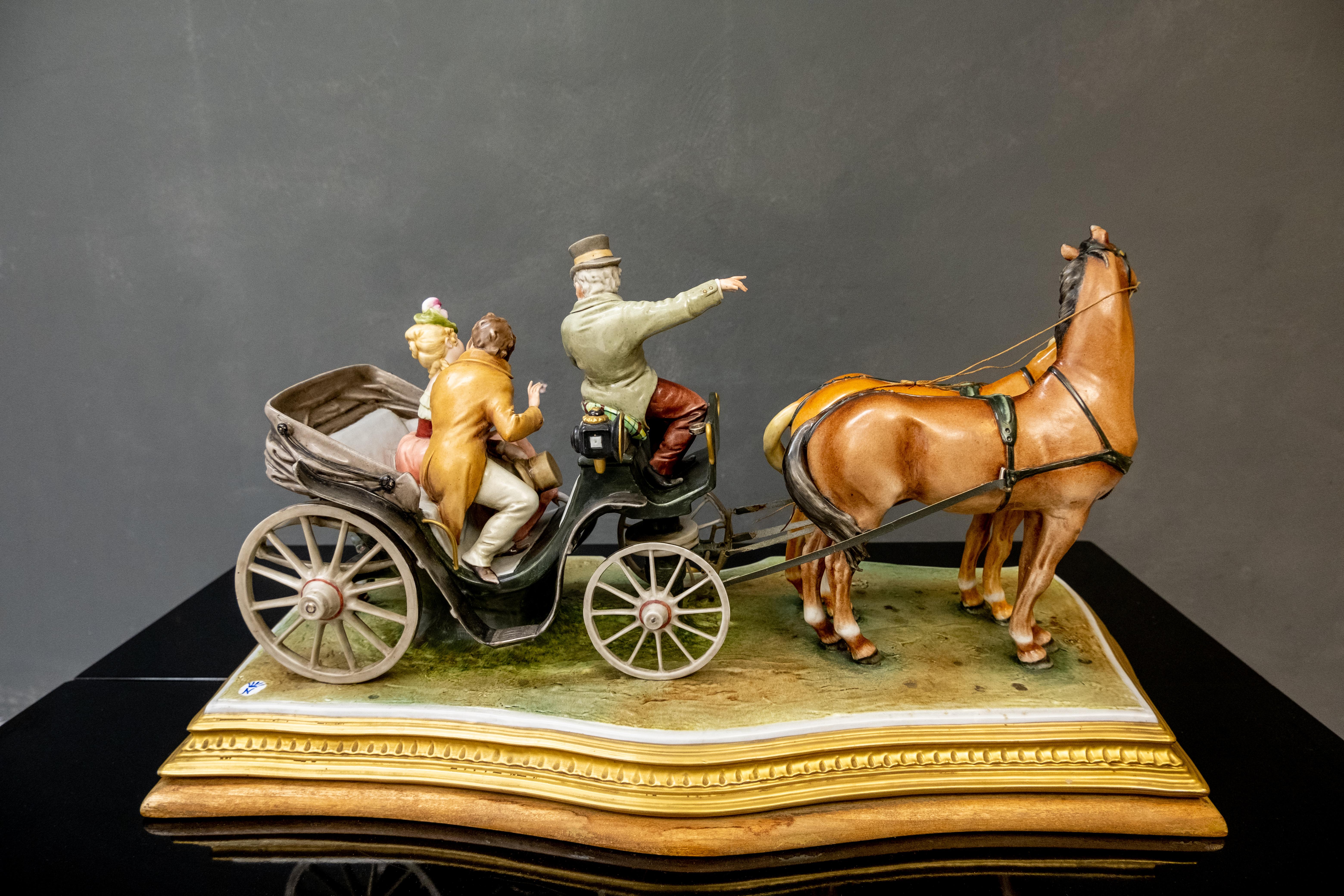 capodimonte horse and carriage