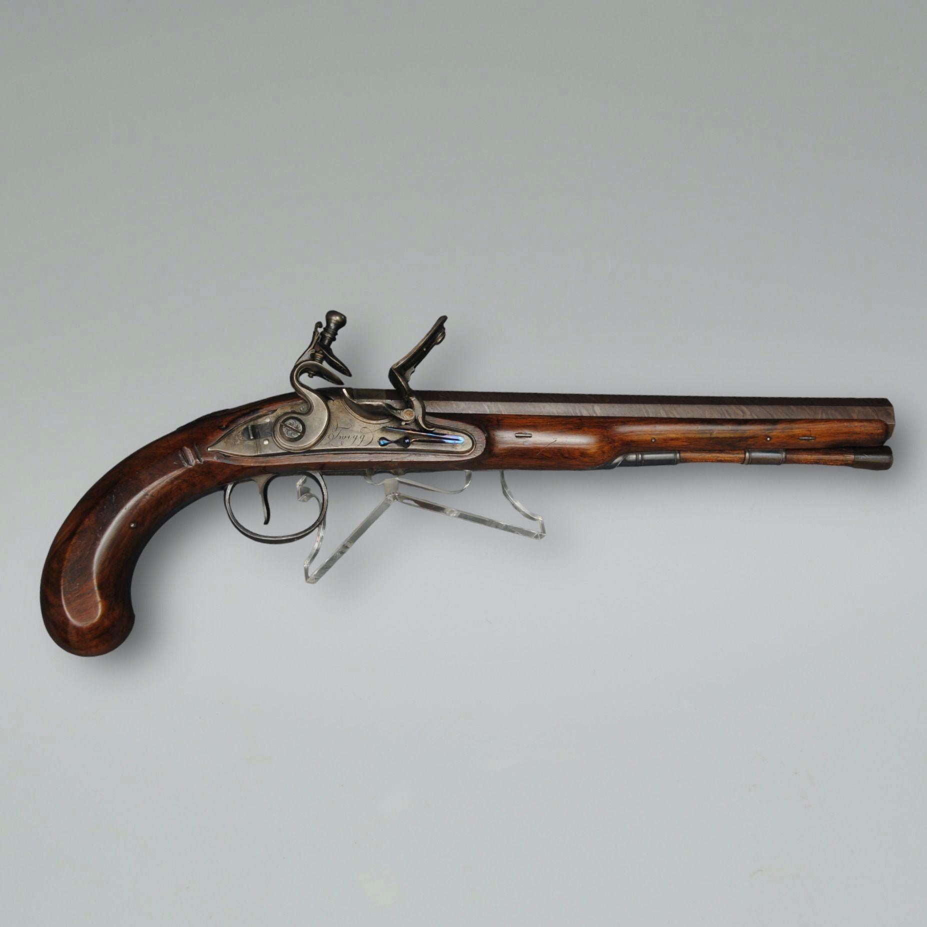 English A Fine Cased Pair Of Flintlock Pistols By Twigg