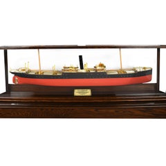 A Fine Cased Presentation Builder’s Model of the S. S. Tamaqua Cargo Ship