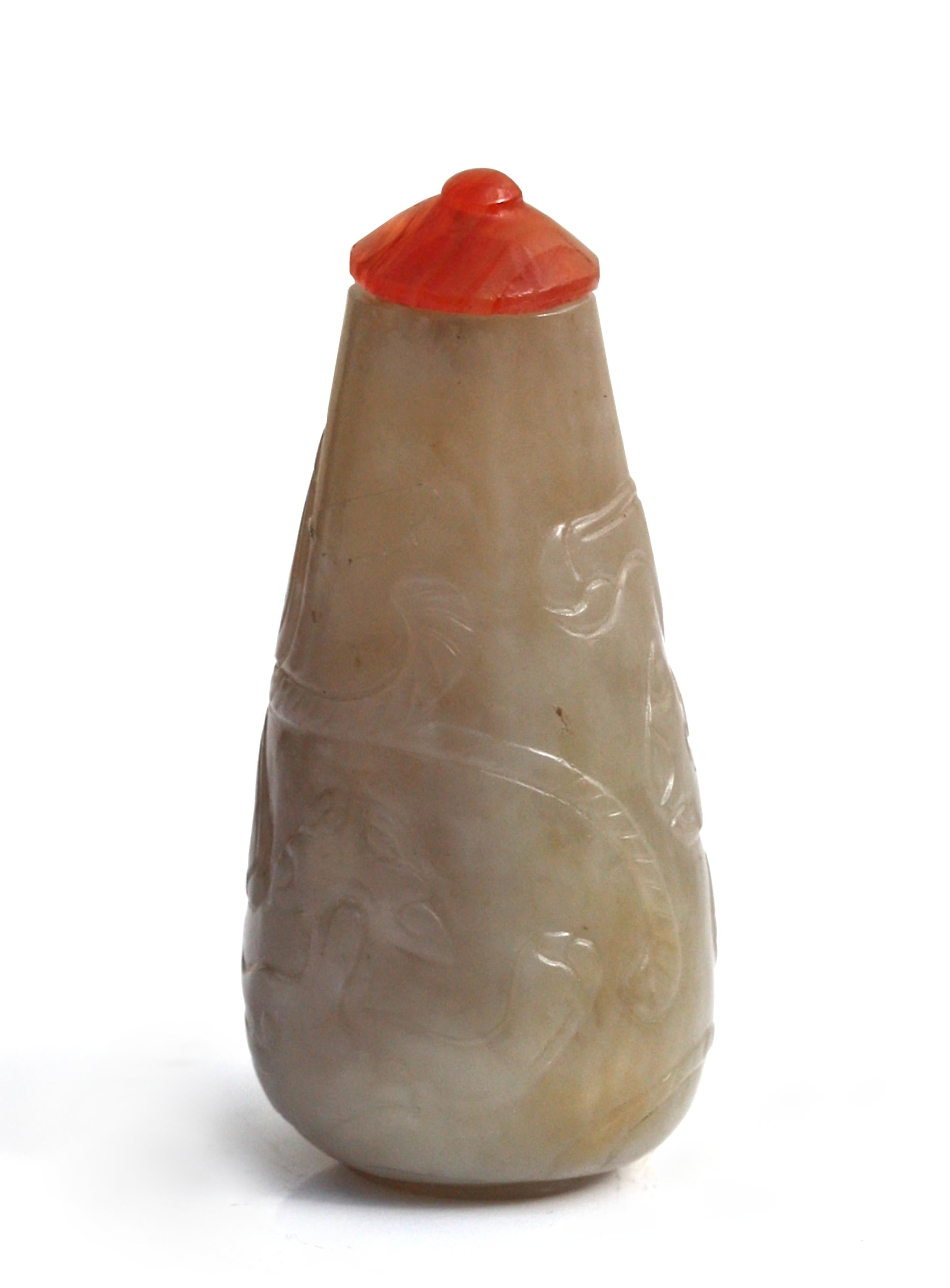 Fine Chinese Jade Snuff Bottle In Good Condition For Sale In West Palm Beach, FL
