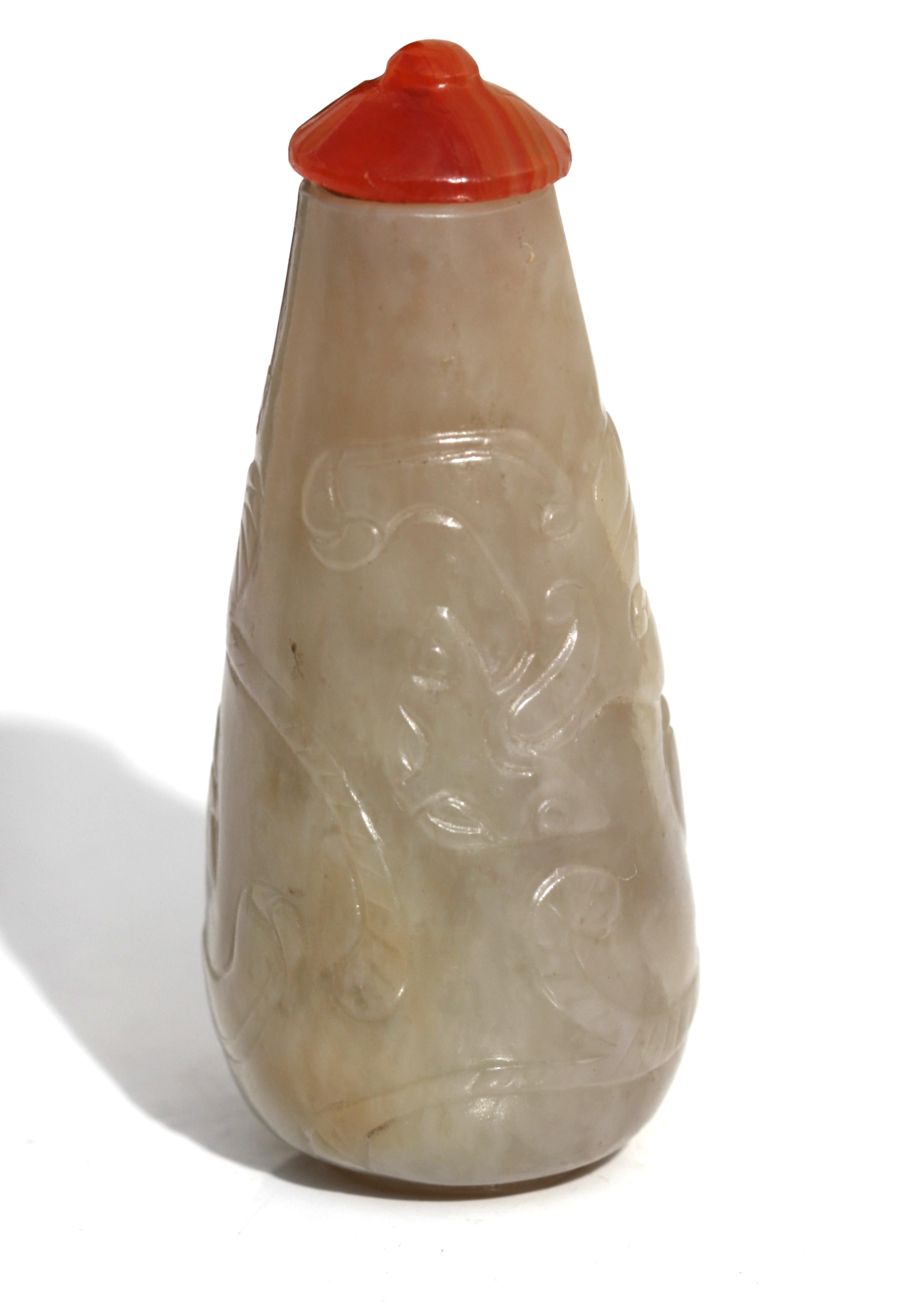 Fine Chinese Jade Snuff Bottle For Sale 2