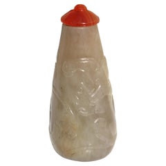 Vintage Fine Chinese Jade Snuff Bottle