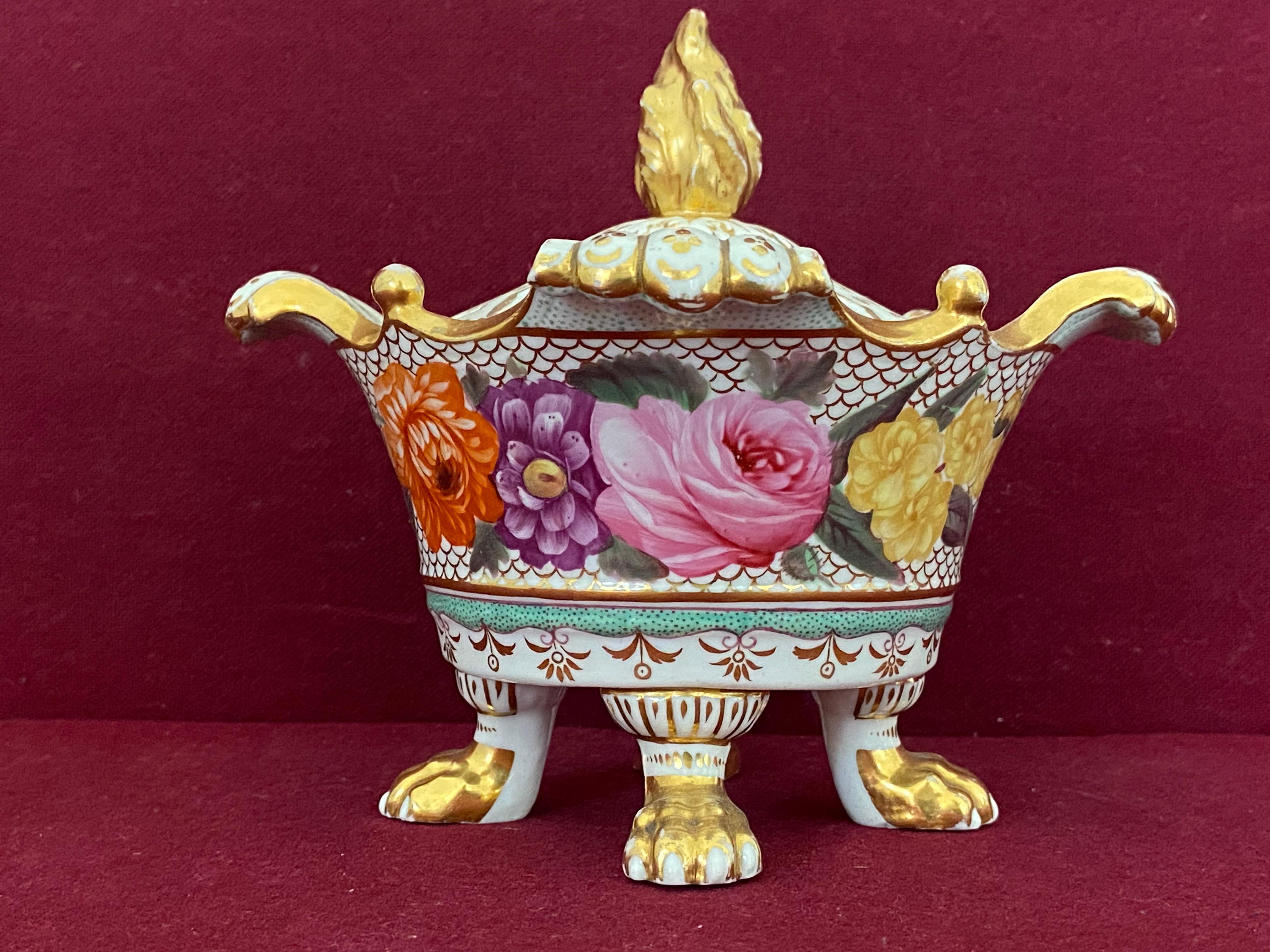Fine Coalport Porcelain Pot Pourri Vase, c.1815 In Good Condition In Exeter, GB