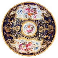Antique Fine Coalport Porcelain Punch Bowl C.1820
