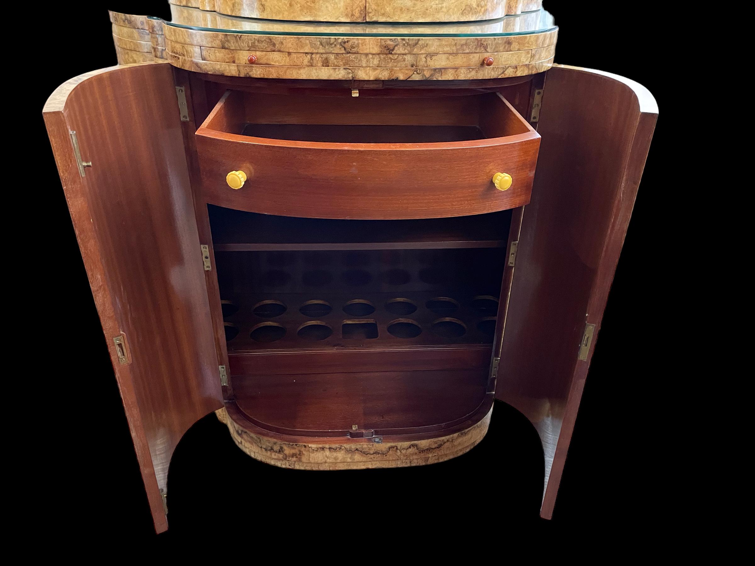 A Fine Cocktail Cabinet by Harry & Lou Epstein For Sale 1