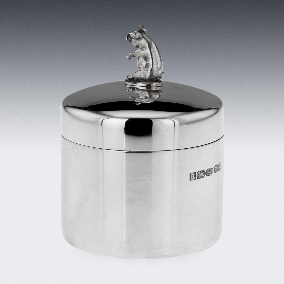 An early 21st century novelty solid silver 