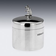 A Fine Contemporary Solid Silver "Lucky Pig" Box, London, c.2009