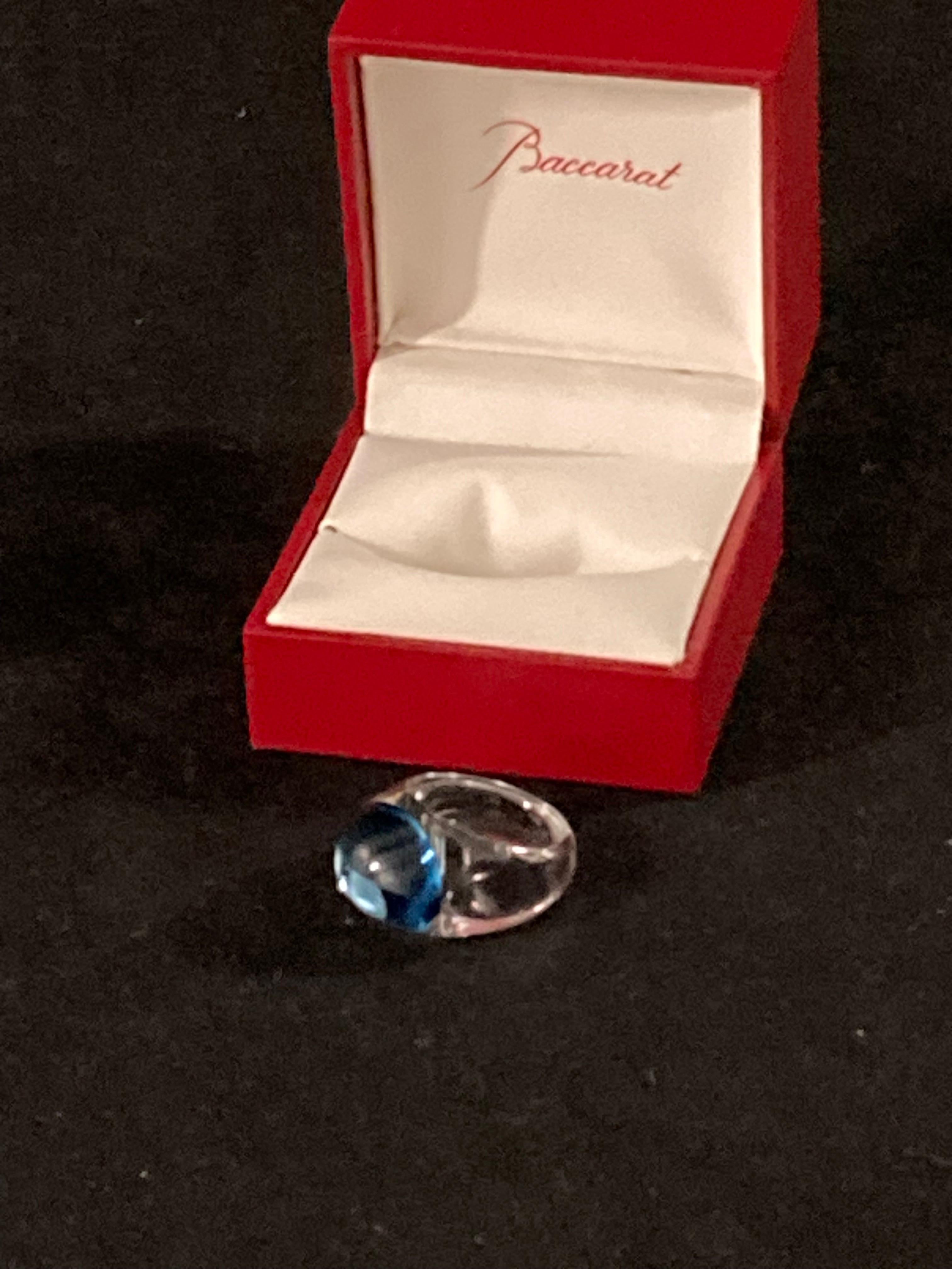 A Fine Crystal Tango Riviera ring by Baccarat, France In Good Condition In London, GB