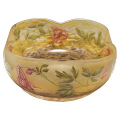 Fine Daum Enamelled Cameo Glass Bowl, C1910