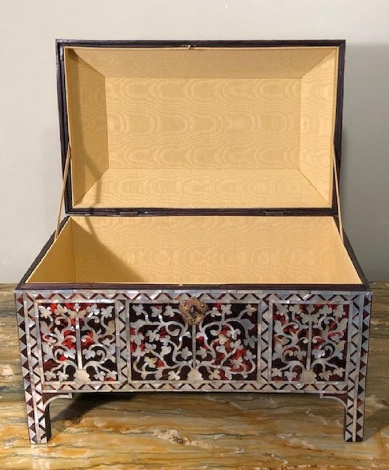 Inlay Fine Decorative Chest For Sale