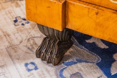 A fine early 19th century Empire Cherry wood and ebonized commode .