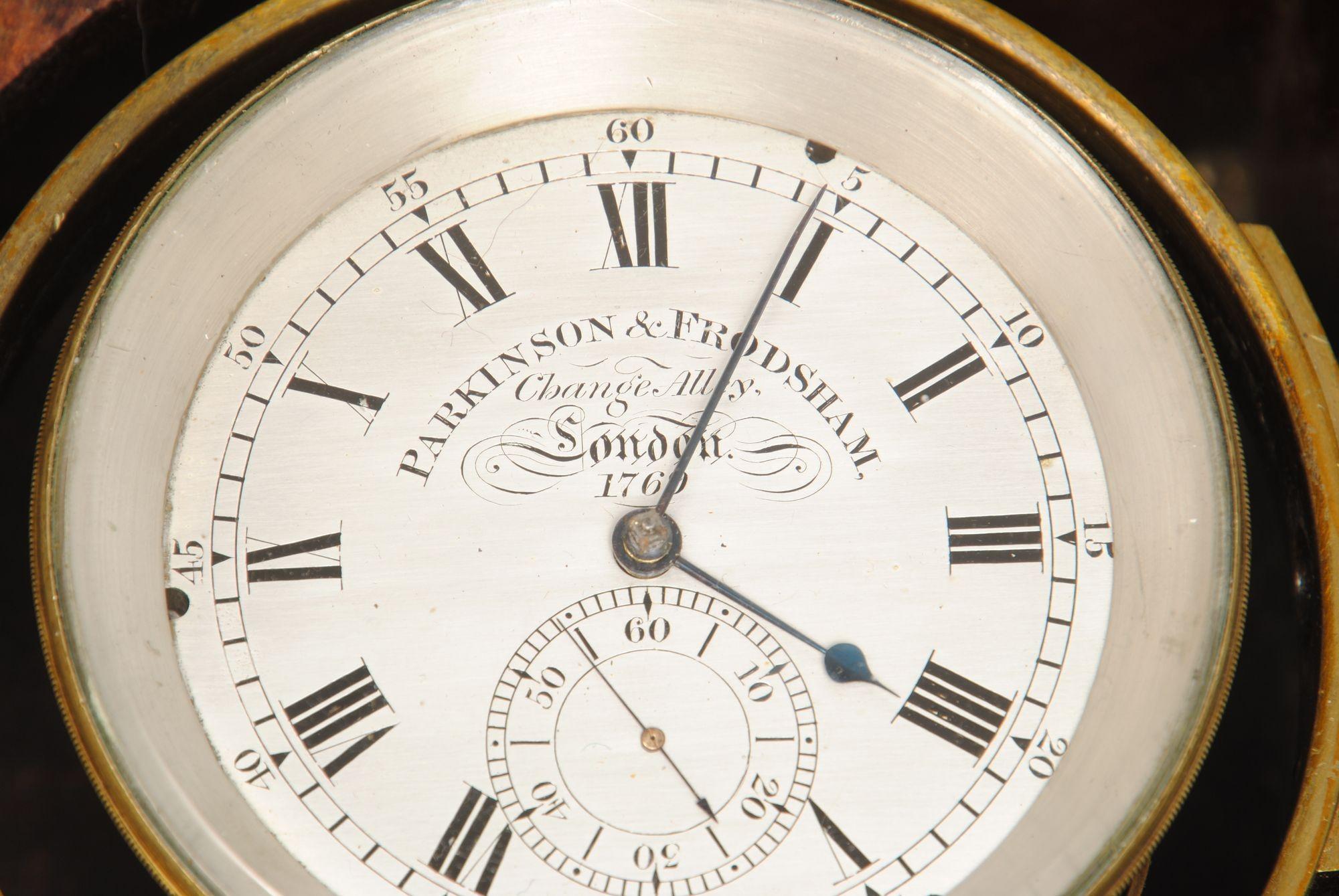 A Fine Early 19th Century Marine Chronometer By Parkinson And Frodsham In Good Condition For Sale In Lincolnshire, GB